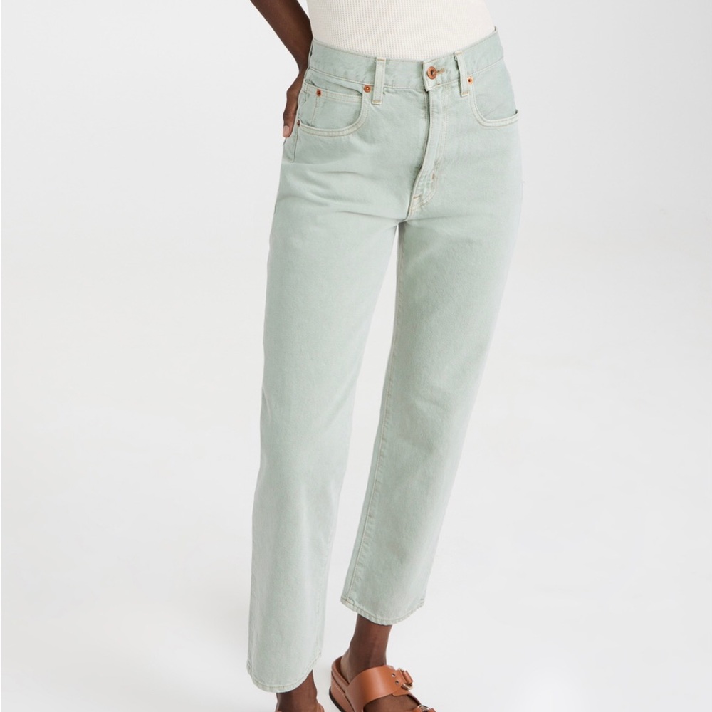 SLVRLAKE jeans. Sage color. Size 24. Brand new with tags.